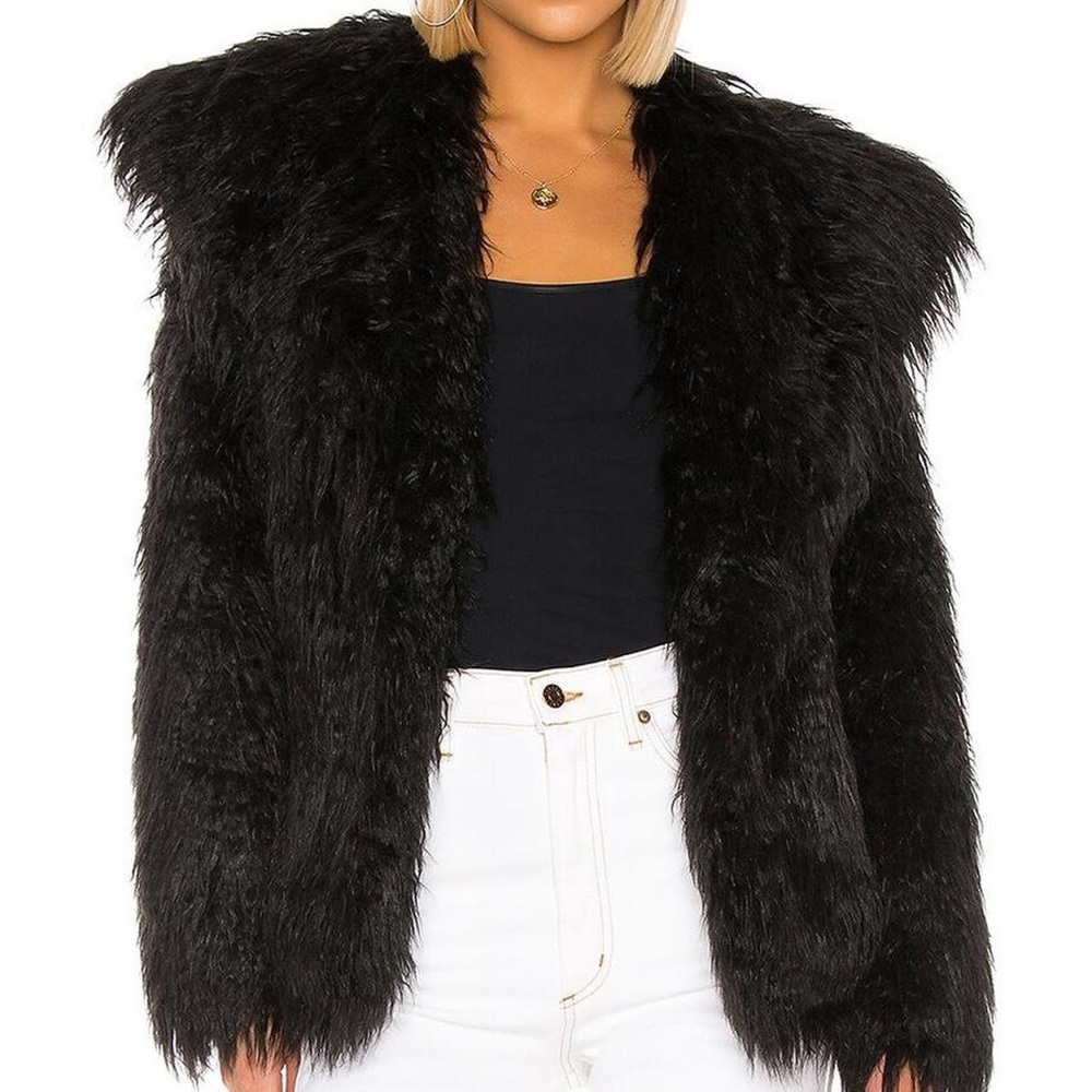 House of Harlow 1960 x REVOLVE Maximilian Coat in Noir